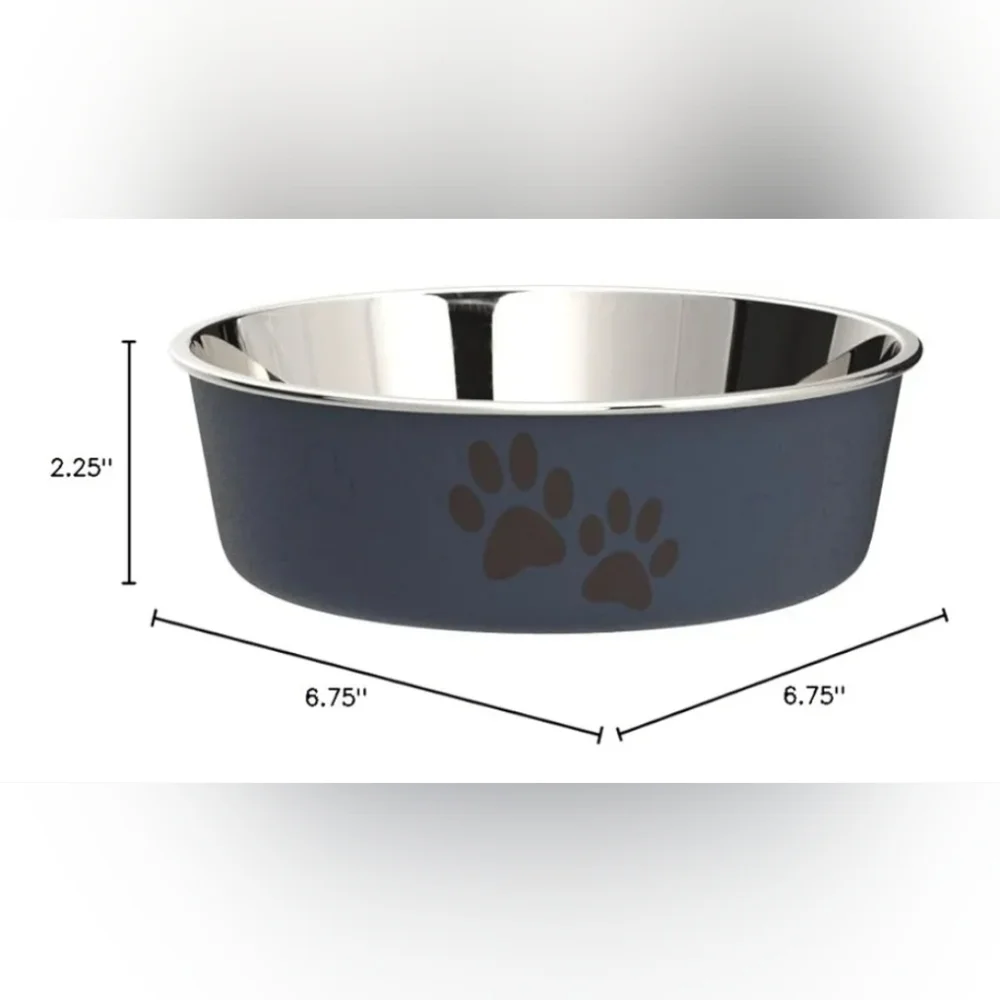 Stainless Steel Dog & Cat Bowls - Spill Proof Dog Food Bowl, Cat Bowl, Puppy